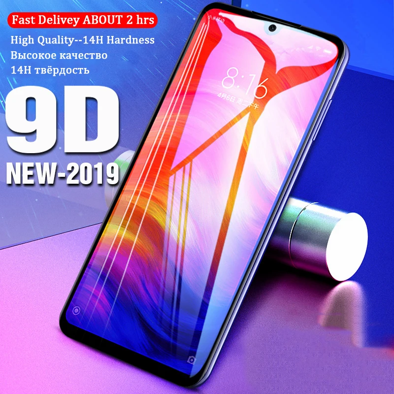 Закаленное стекло VALAM защита для экрана Xiaomi Redmi Note 7 Pro Note8 8T Полное covre 8 Note7 9