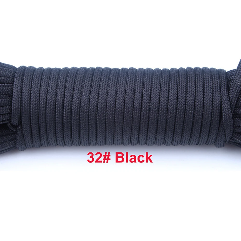 252 colors Paracord 550 Paracord Parachute Cord Lanyard Rope Mil Spec Type  III 7Strand 100FT Climbing Camping survival equipment