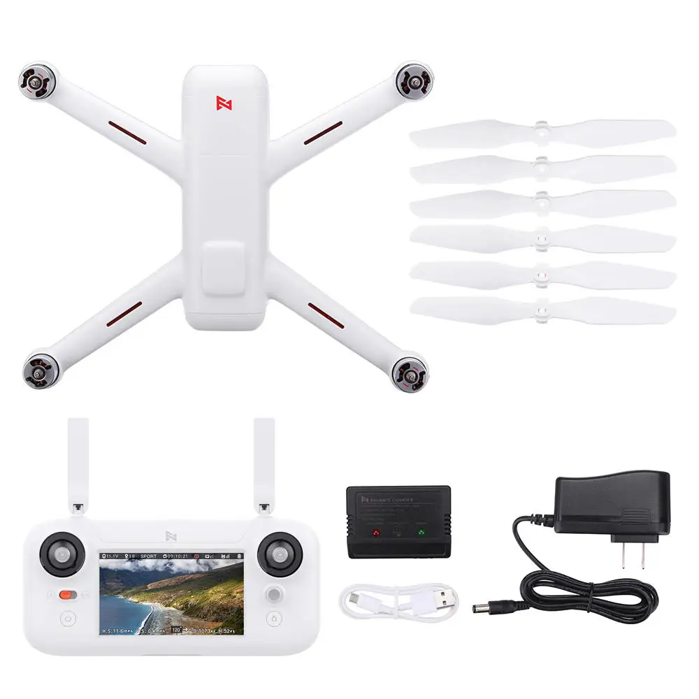 Dron FIMI A3 Cámara 5,8G GPS Drone 1 KM FPV 25 minutos con 2 ejes cardán 1080 P Cámara RC Quadcopter avión Dron kit de accesorios