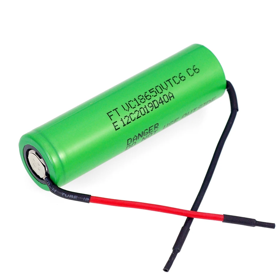 VariCore VTC6 3,7 V 3000 mAh 18650 литий-ионная батарея 20A разрядка VC18650VTC6 инструменты электронные сигареты батареи+ DIY линия