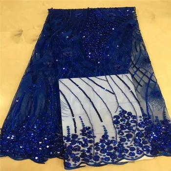 

African Cord Lace Fabrics High Quality Nigerian Guipure Lace Fabric For Party dress African Lace Fabric 5 Yards xc14-72