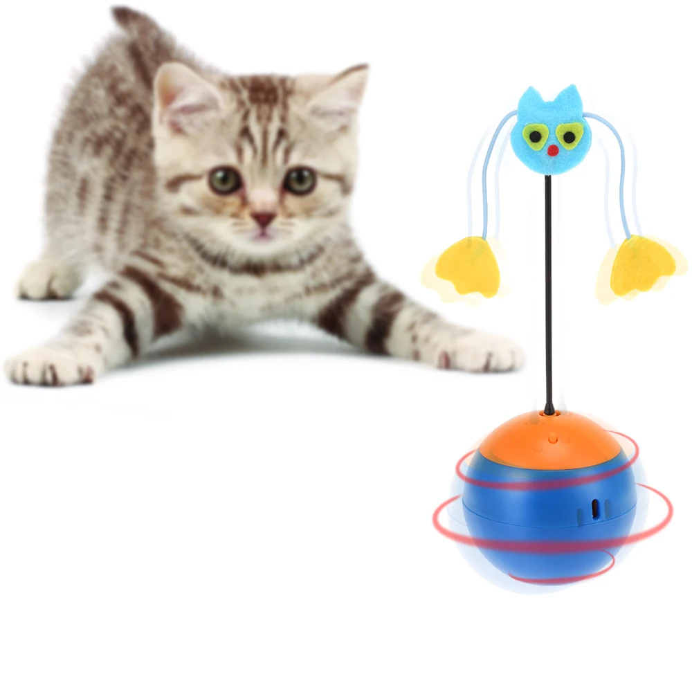 

Electric Tumbler Cat Toys Interactive Food Leakage Laser Pet Dog Ball Cat Toys