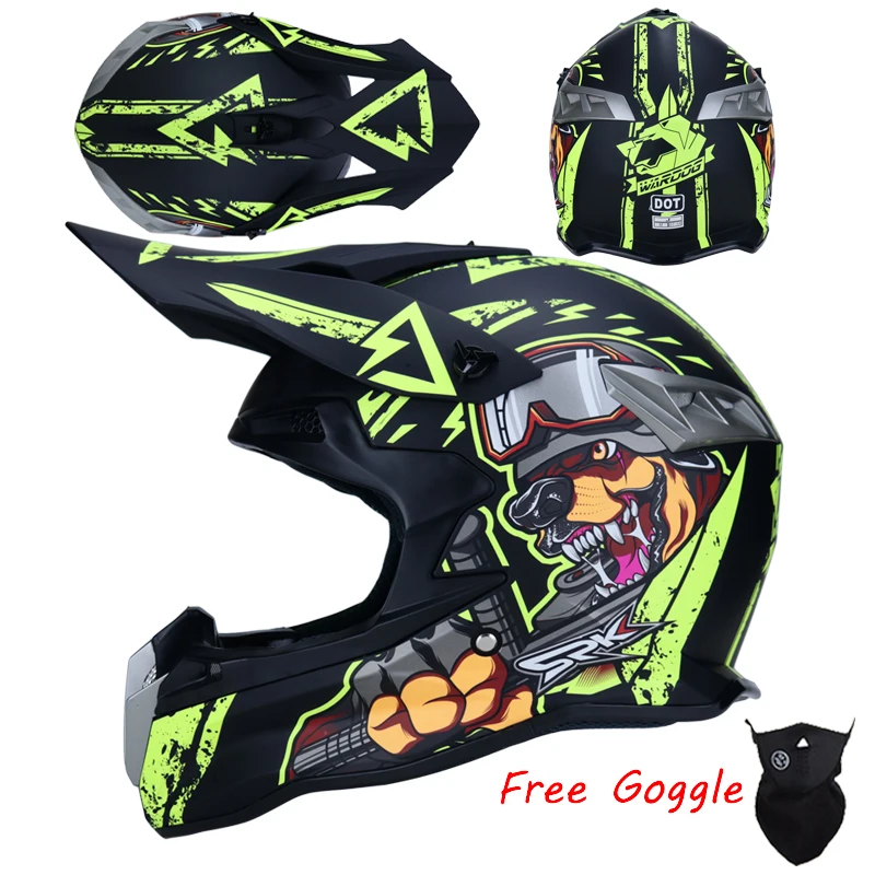 Профессиональная защита головы шлем для мотокросса ATV крест MTB DH гоночный