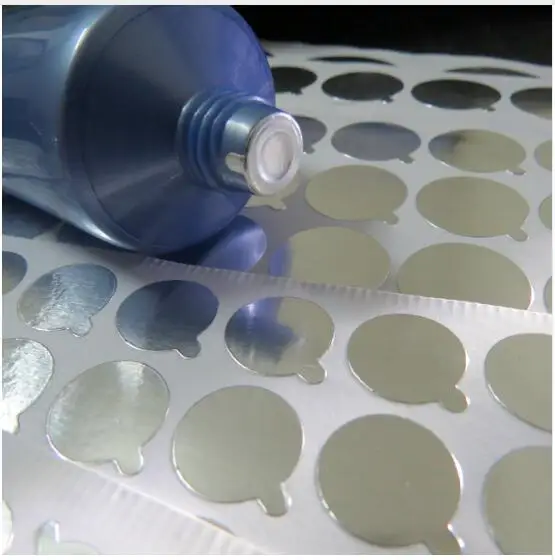 

9mm/11mm/15mm/22mm/38mm Aluminium foil sealing stickers for Cosmetic Tube Jars foil film sticker seal bottle Mouth Seals