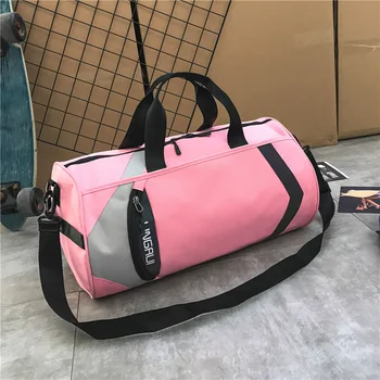 

SAFEBET 2018 Fashion Women Handbag Duffle Bag Ladies Travel Bag Portable Large capacity waterproof Pink Sequins Shoulder Bag