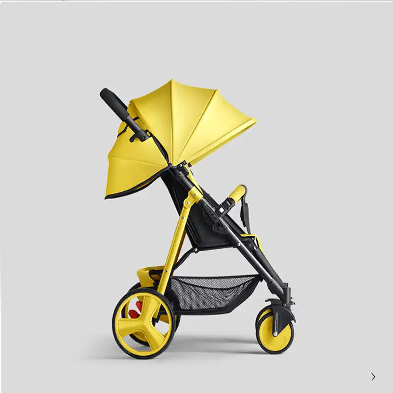 yellow baby strollers