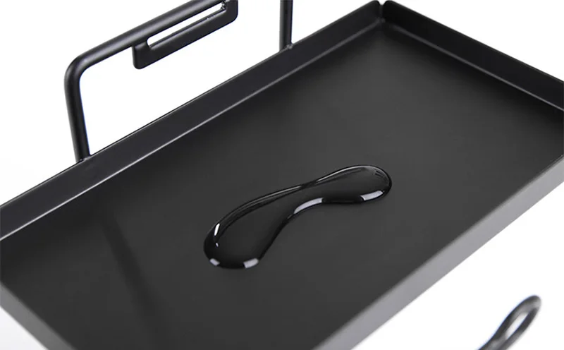 Manzelun 2 Layers Paper Holder Kitchen Storage Organizer (10)