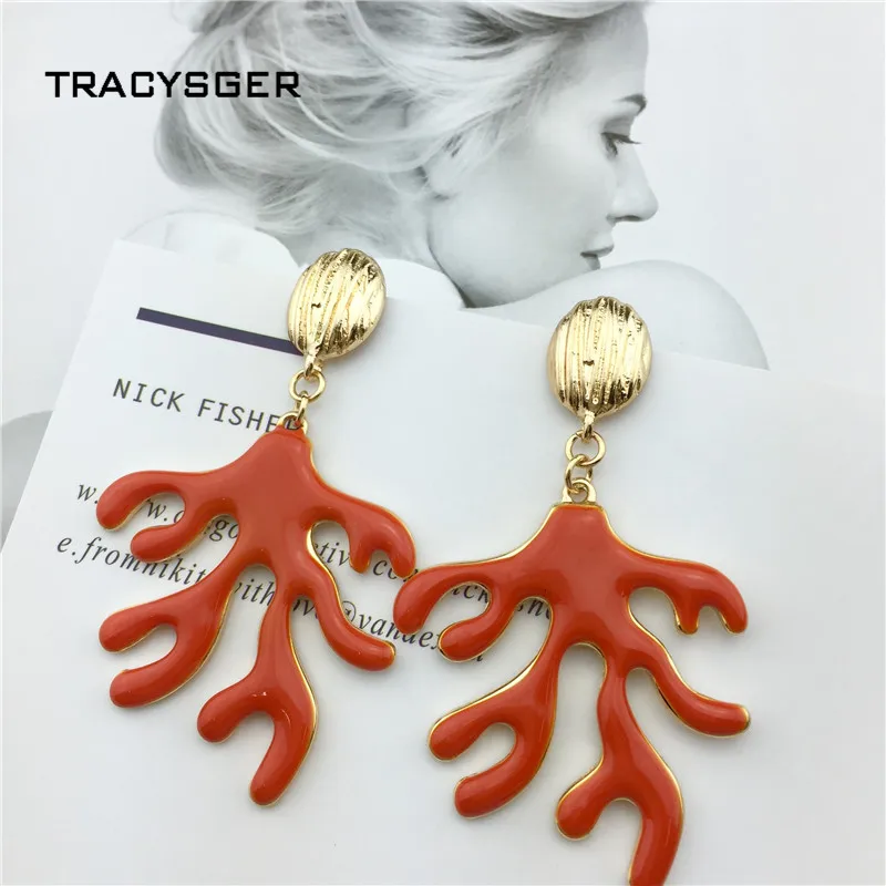 AL-ER84737/TRACYSGER/коралловые серьги | Украшения и аксессуары