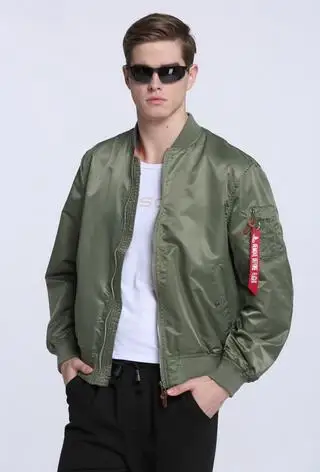 2017 New Ma 1 flight bomber jacket for men military olive
