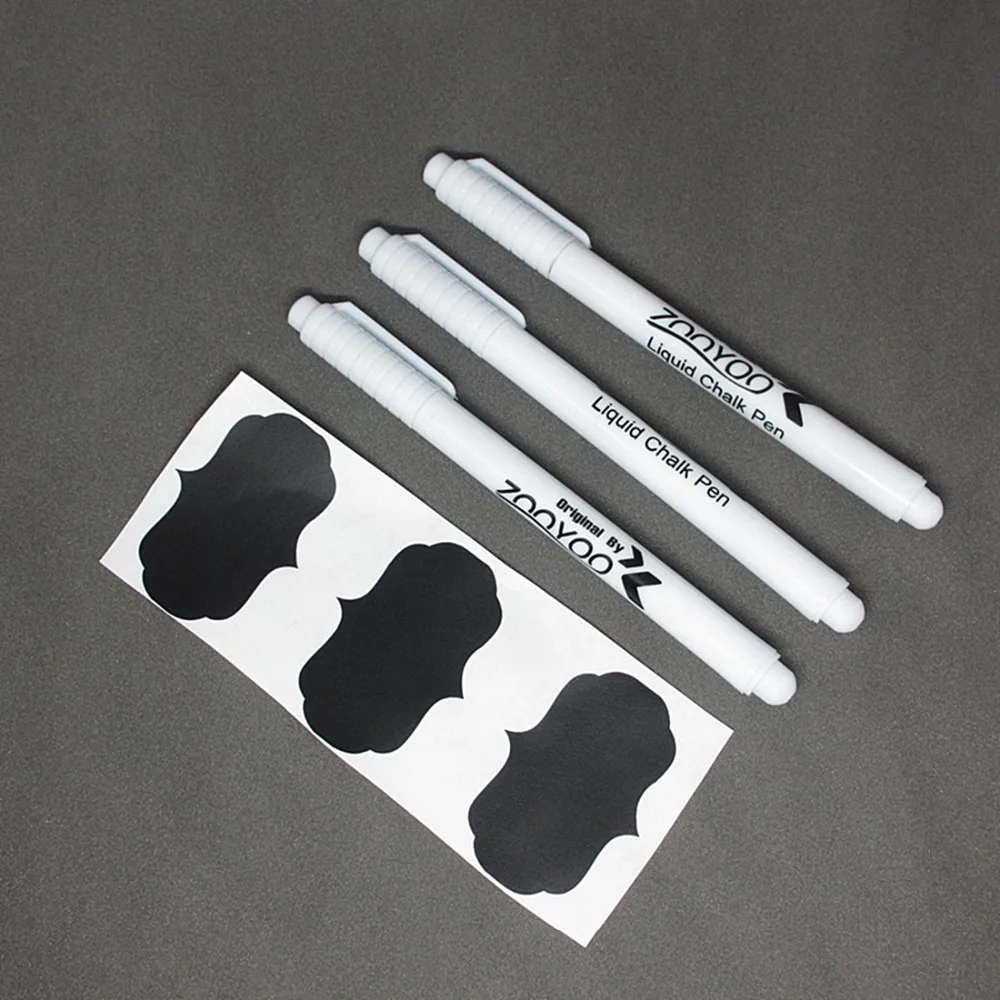 3Pcs New Liquid Chalks Pen Glass Markers Writing Pens for Vinyl