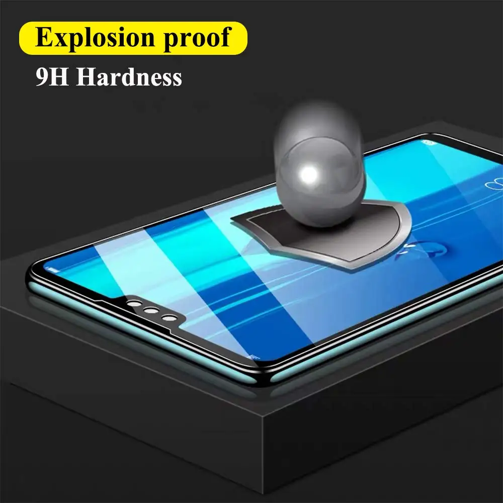 2 упаковки 9D полное покрытие закаленное стекло для huawei Honor 8X 8C 8A 7X Защитное стекло для Honor 9 10 Lite V10 V20 Nova 3 3i 4
