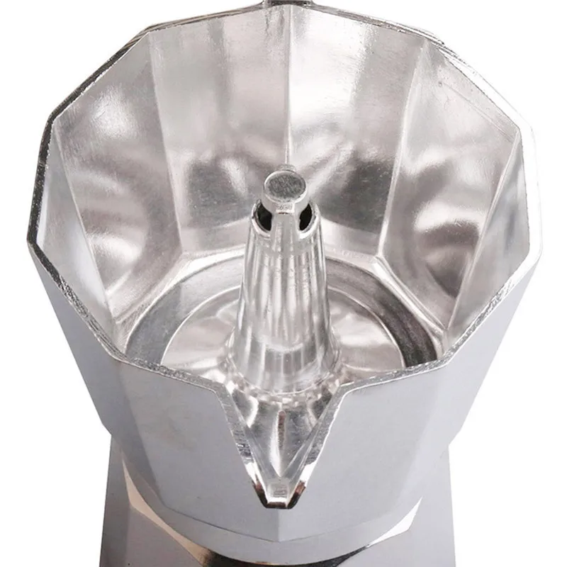 Высокое качество плита топ Moka горшок Алюминий Итальянский кофе пивоварения