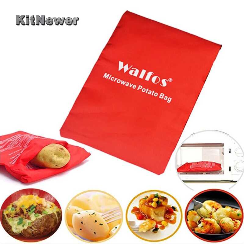 

1Pcs Potato Bag Microwave Baking Potatoes Cooking Bag Washable Bag Baked Potatoes Rice Pocket Easy To Cook Kitchen Gadgets