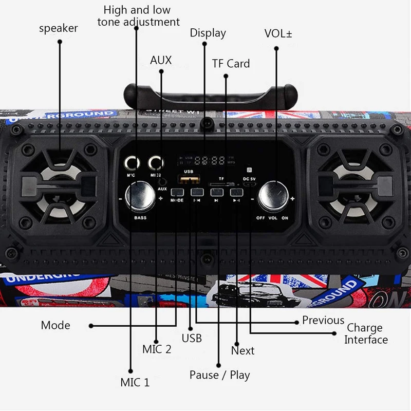 Hifi портативный Bluetooth динамик fm радио Move K tv 3D звуковой блок беспроводной объемный