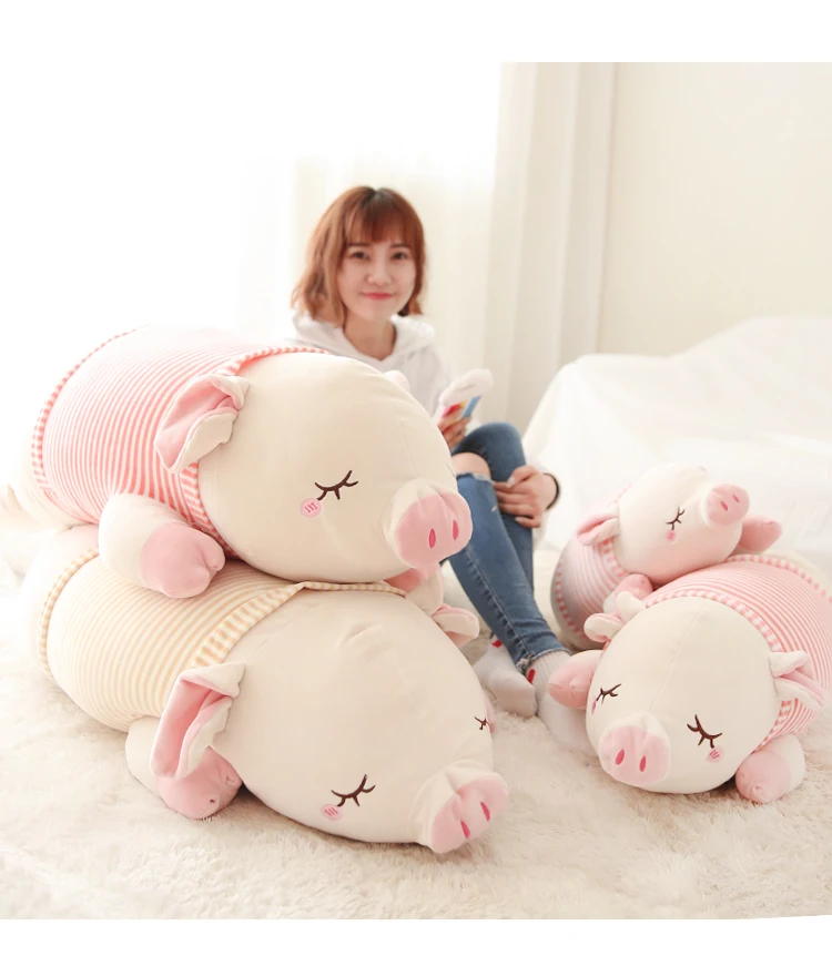 large pig stuffed animal