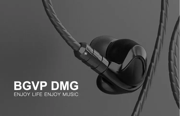 BGVP DMG Hi-res в ухо HiFI наушники для меломанов 4BA+ 2DD блок MMCX наушники DJ монитор наушники CNC металлические наушники