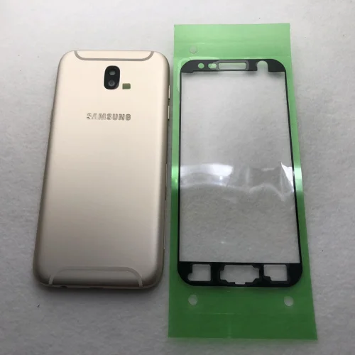 Для samsung Galaxy J3 j5 j7 pro корпус средняя рамка Задняя крышка батареи j330 j530 j730 с кнопками громкости питания - Цвет: j330 Golden