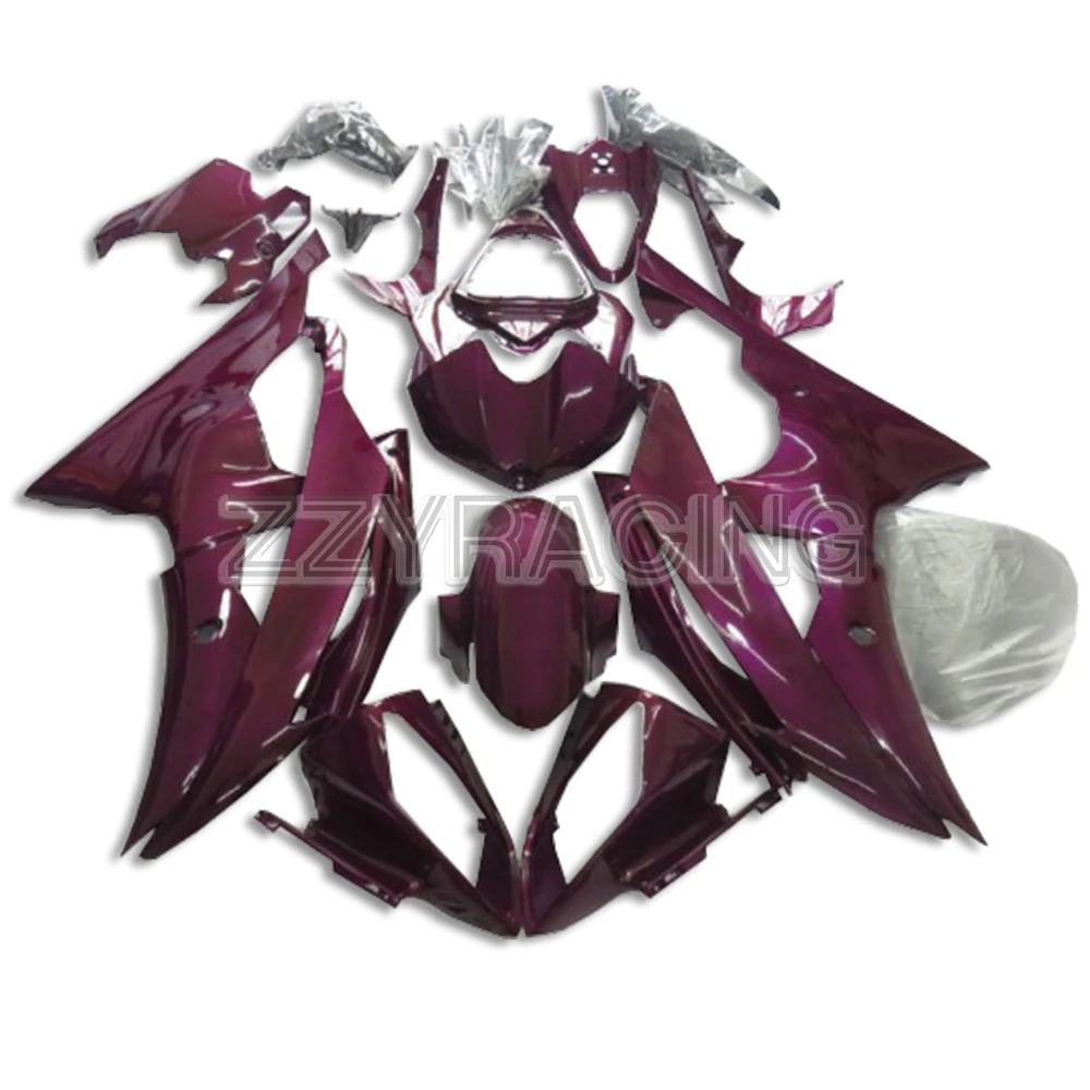 

Injection Fairings Kit for Yamaha YZF-600 R6 2008 - 2016 Complete ABS Plastic R6 08 - 16 Motorcycle Body Kit Purple Hulls Frames