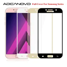 Full cover protective glass for Samsung Galaxy J2 J5 J7 Prime A5 A3 A7 2017 screen protector tempered glass on Samsung A3 2016