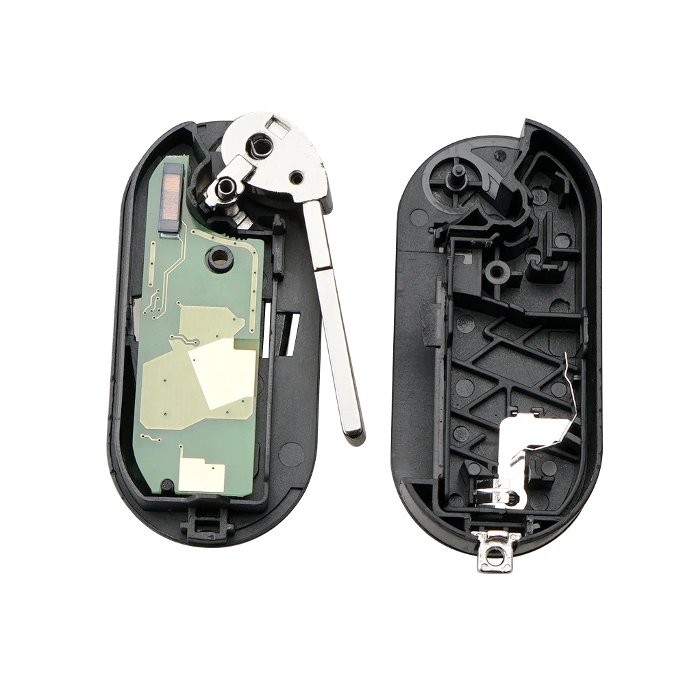 Qwmend складной дистанционный ключ для Alfa Romeo 147 156 166 GT 433 МГц для замены ключа автомобиля ФОБ чип ID46/PCF7946 3 кнопки