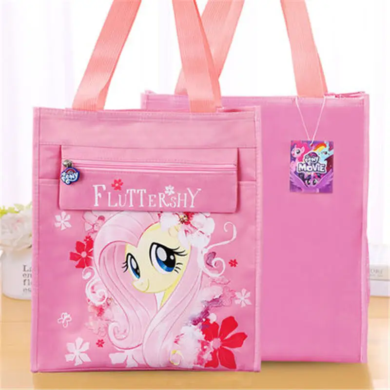 

My Little Pony handbag Primary school art bag tutorial bag tote bag children make up painting special paper bag