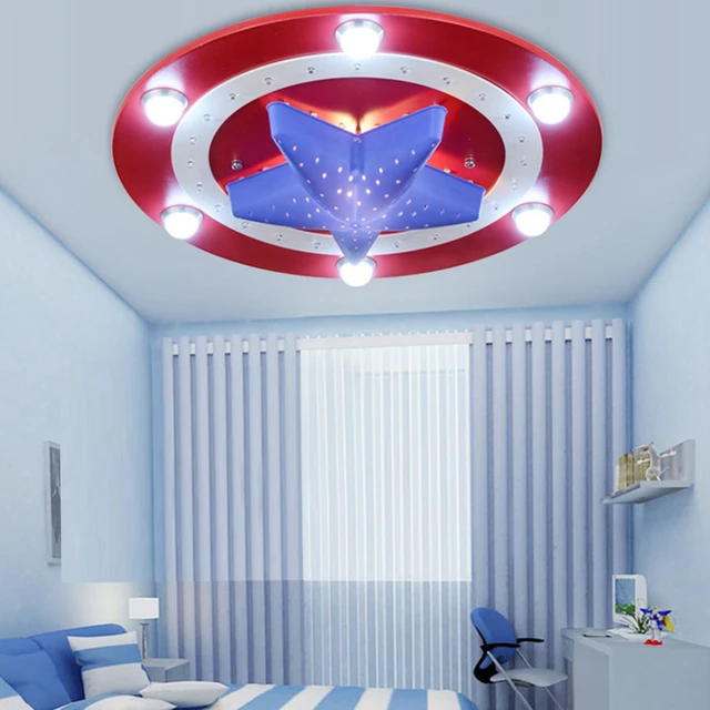 kid room lighting. lighting kidu0027s room lighting captain america ceiling lights child bedroom cartoon 6led3wu002624led03w in kid n