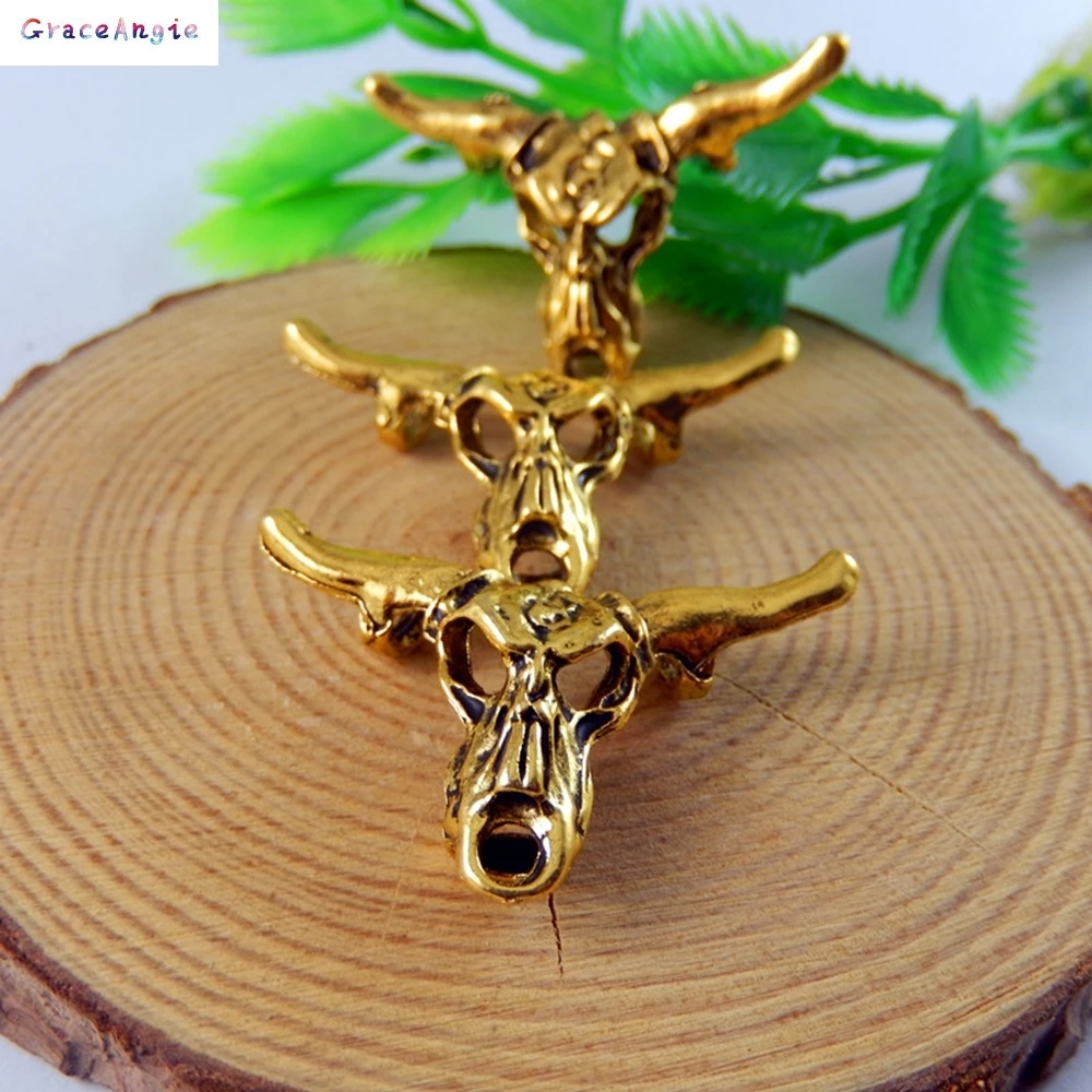 Buy 5pcsTopGold tone Alloy Ngau Tau Pendant Charms