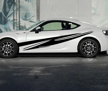 

Car Racing Stripes Sports 96'' Door Decal For 86 Vinyl Side stickers ZC158