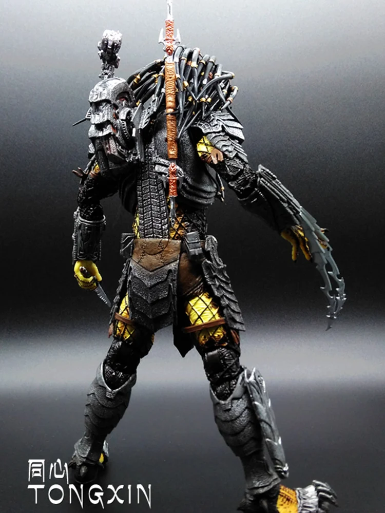 NECA AVP Aliens vs. Predator серия Young Blood/Elder Predator Охотник на змею фигурка игрушки 18 см