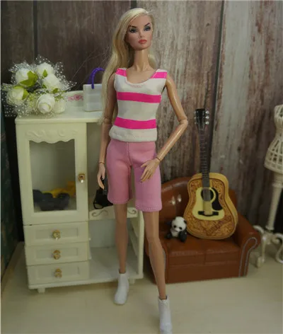 Наряд; офисный костюм ручной работы; повседневная одежда; коллекция 1/6 года; Аксессуары для кукол; модная юбка для Барби; благородная кукла; лучший подарок для девочек - Цвет: 6