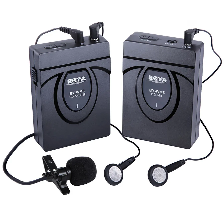 

Speaker Wireless Portable Lapel Microphone For DSLR Camera Camcorder Audio Recorder Mic Portable Transmitter Set Microphones