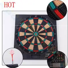 Высокое качество мягкая электронная Дротика доска scorre 37 игра 1LED 6 Дротика Новинка