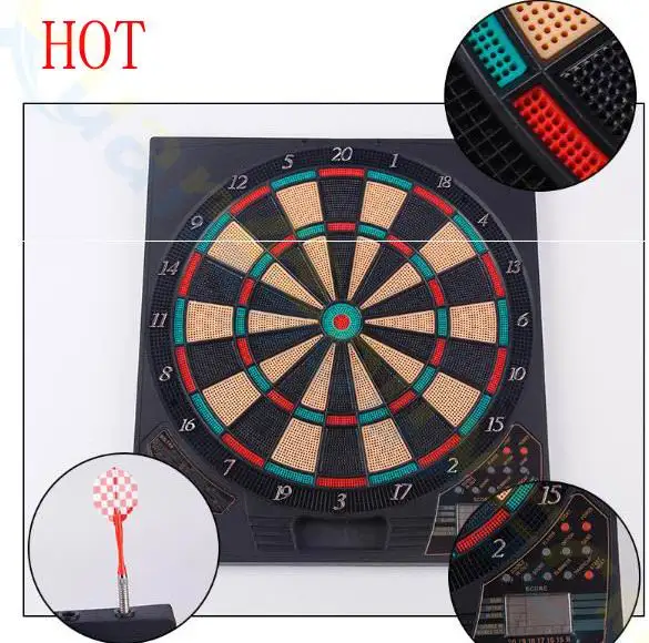 High quality soft electronic dart board scorre 37 game 1LED 6 dart New hot