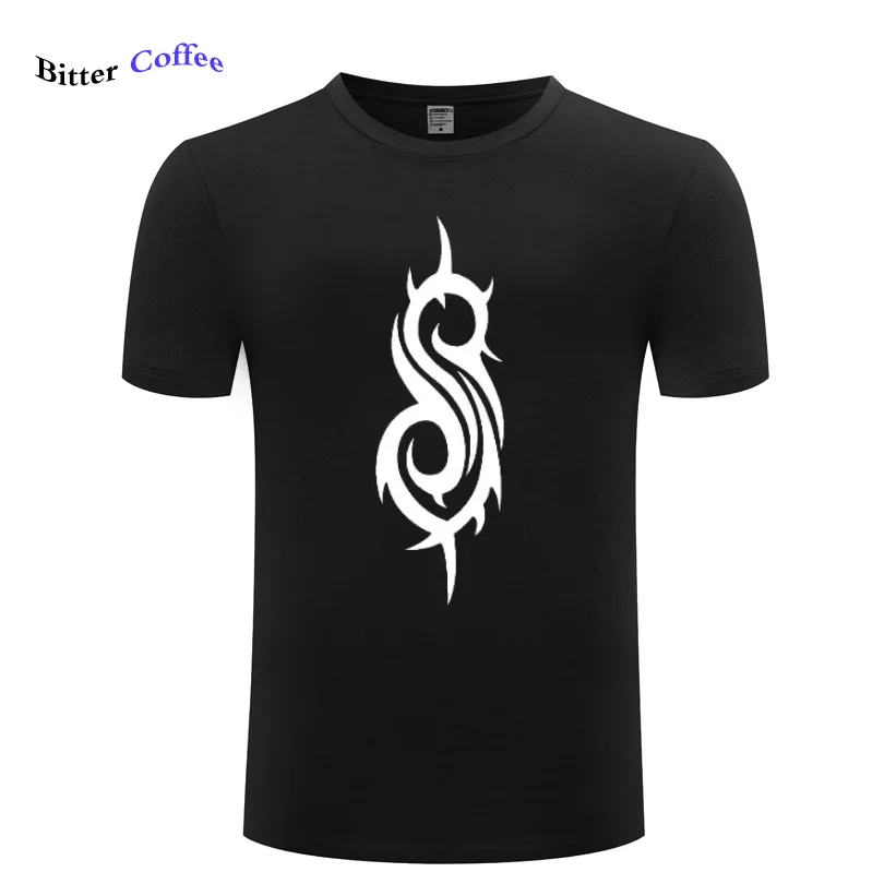 

New Fashion Summer Style Printed Slipknot Rock Band T Shirts Hip hop Cotton Short Sleeve brand T-shirt Men Brand Clothing