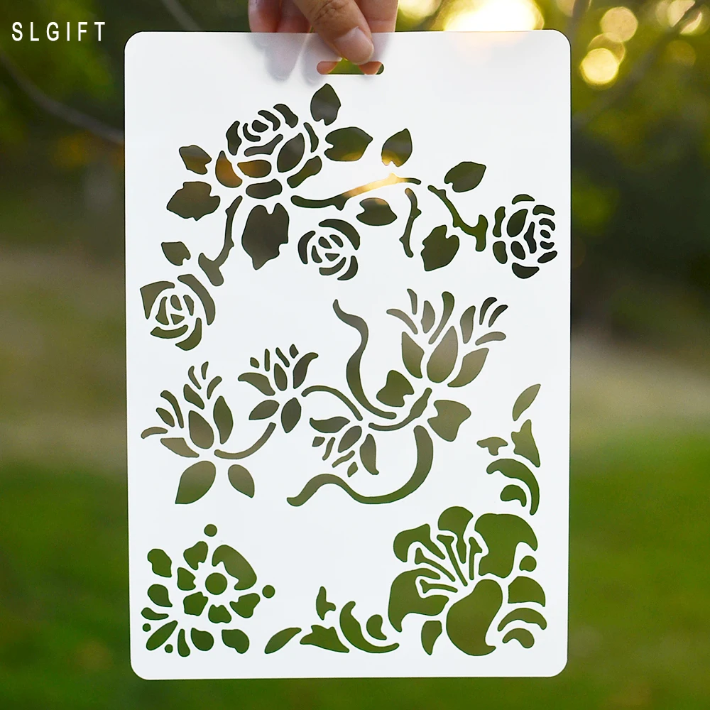 Masking Spray Stencil For Walls Painting Scrapbooking Embossing Paper