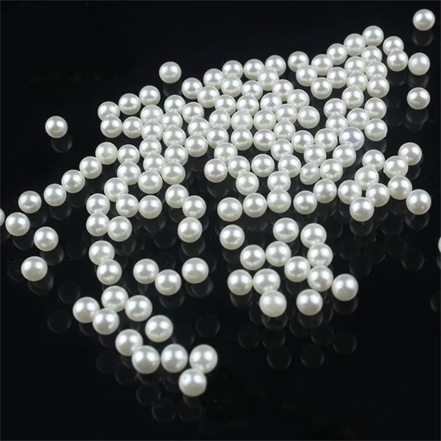 LNRRABC 200 piece/lot 5MM DIY White Round Imitation Acrylic Pearl Round Spacer L LNRRABC 200 piece/lot 5MM DIY White Round Imitation Acrylic Pearl Round Spacer L