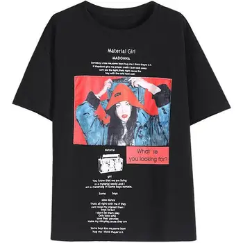 

Summer Women T Shirts Print loose Plus Size