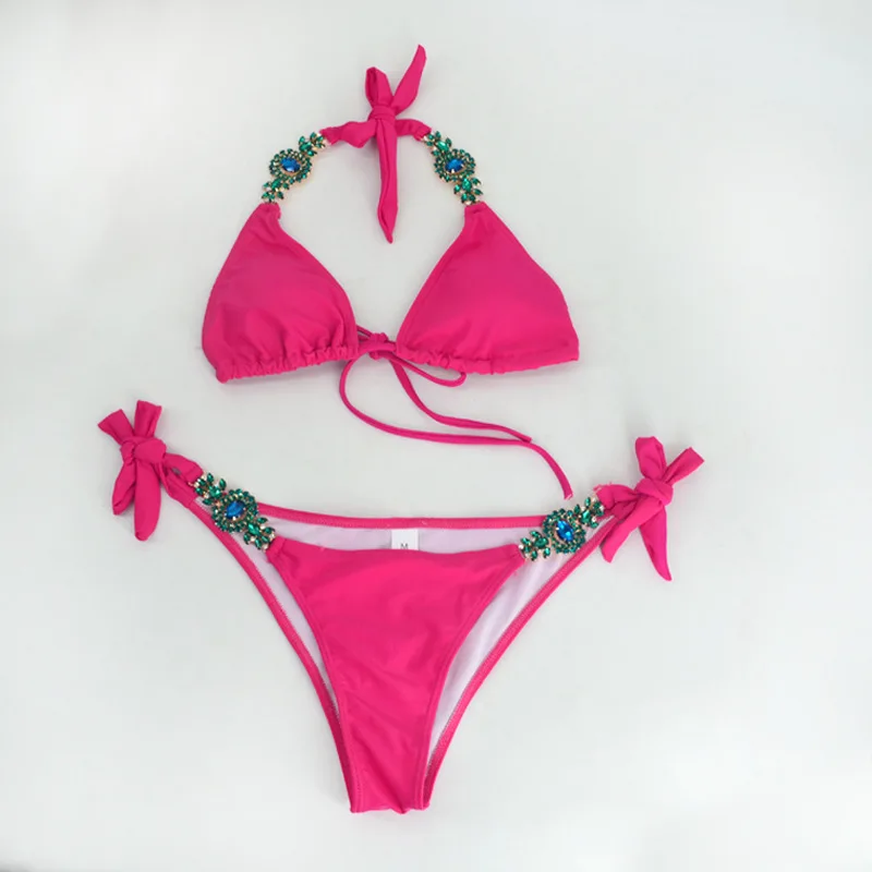 Dan Thress Blog: Diamond bikini white rhinestone bikini Braizilian ...