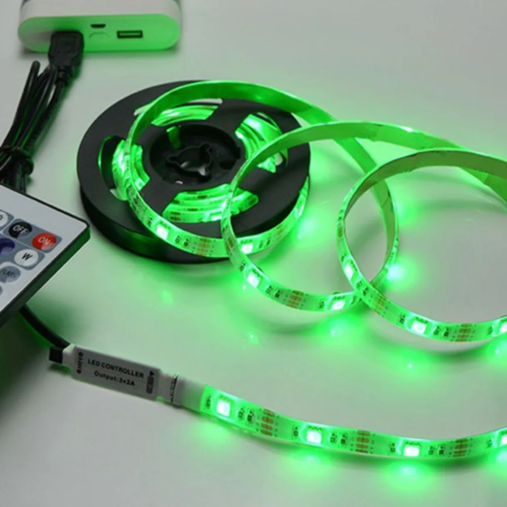 5050RGB изменение цвета + пульт дистанционного управления 50 200 см USB светодиодные