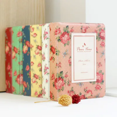 

High Quality 64 Pockets Photo Album for Mini Fuji Instax Polaroid & Name Card 7s 8 25 50s Mini Polaroid Album fujifilm