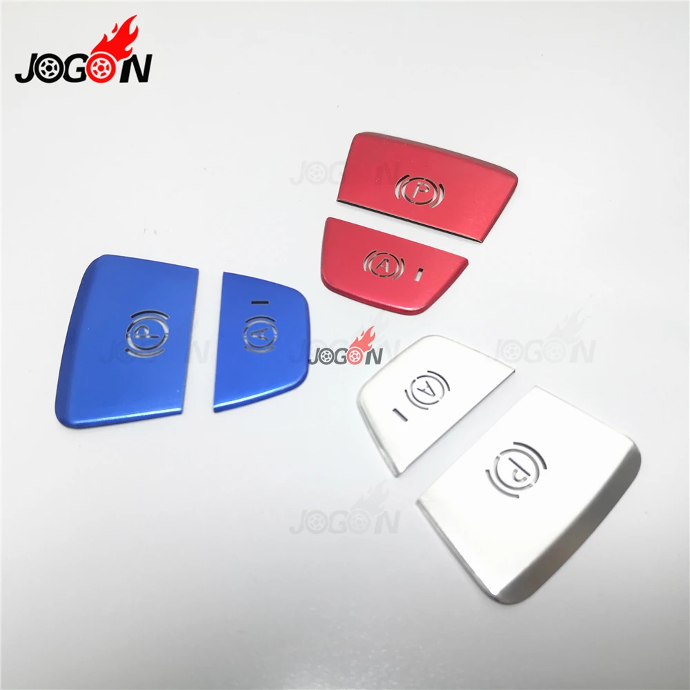 Interior Automotive Car Electronic Hand Brake Button Panel Trim For Volvo Xc60 Xc90 18 19 2pcs