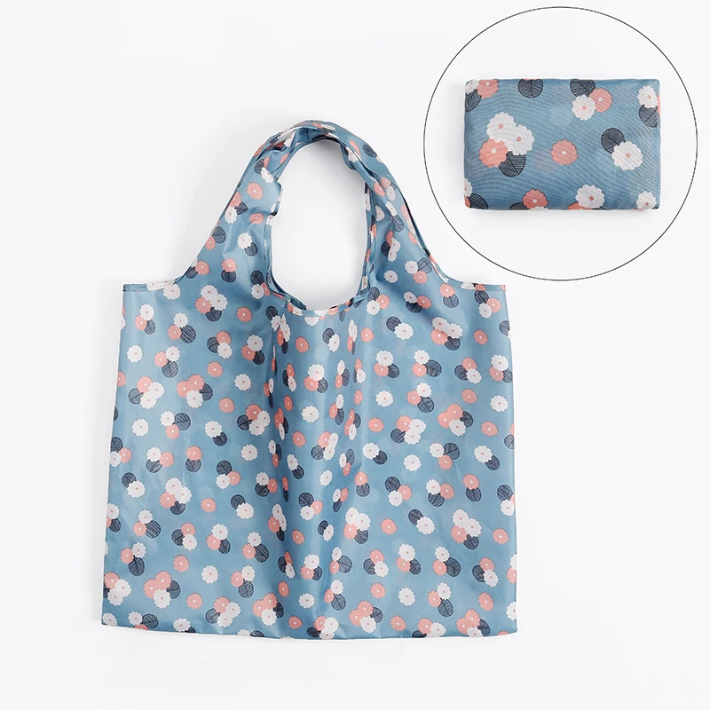 

1 PC Foldable Shopping Bag Large-capacity Waterproof Cloth Bag Two In One Bag Repeatable Use Storage Bag Can Wash Organizer