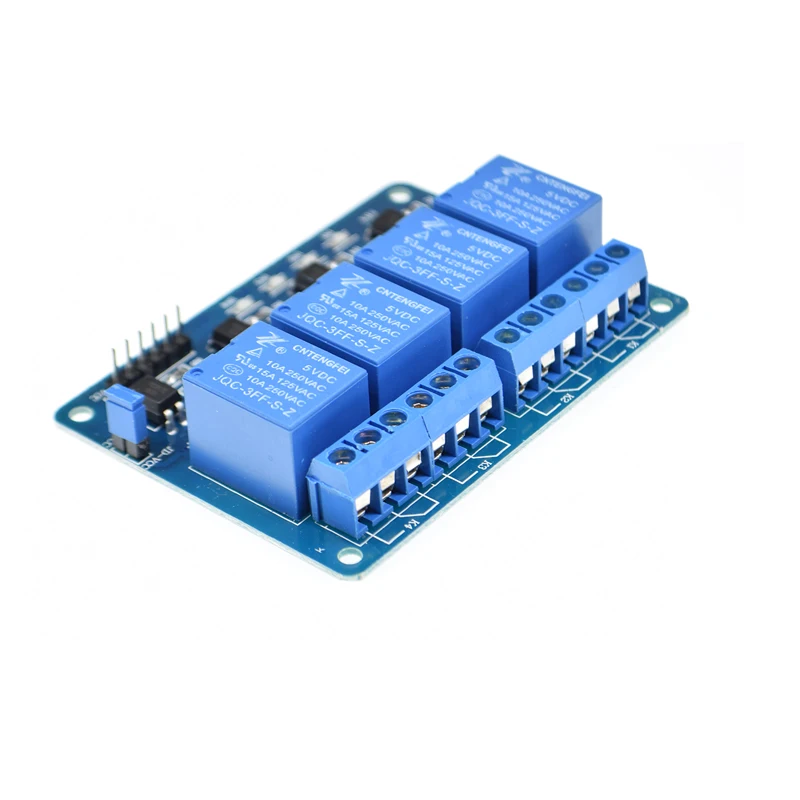 

5V 4 channel relay module BOARD with optocoupler Output 4 way FOR ARDUINO