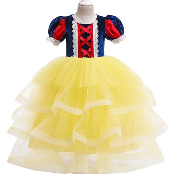 

Novelty fashion princess girl dress girl princess wedding party dress children's Christmas clothes Thanksgiving party dress skir