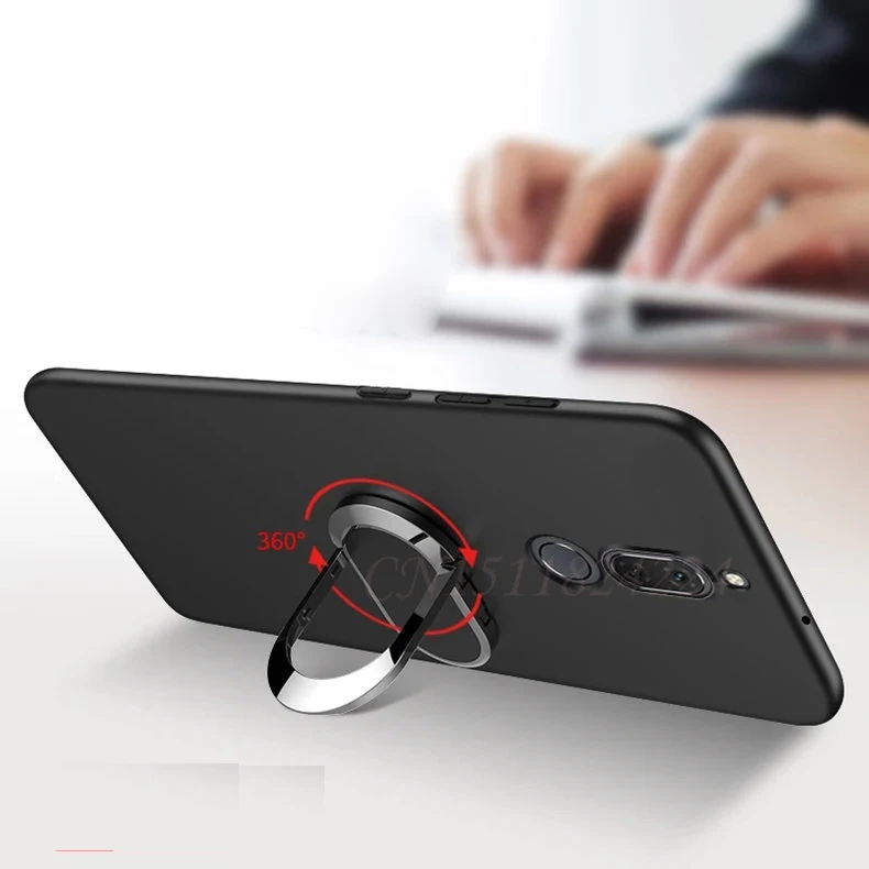 Soft TPU Xiaomi Pocophone F1 Case Xiaomi Poco F1 Cover Finger Ring Magnet Matte Protector For Xiaomi Pocophone F1 F 1 Global Version 6 (3)
