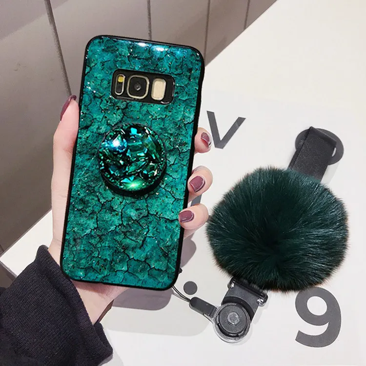 Роскошный блестящий Мраморный чехол из золотой фольги для samsung Galaxy S10, S8, S9 Plus, S10e, Note 9, 8, S7 Edge, эпоксидная мраморная текстура, Мягкий силикон