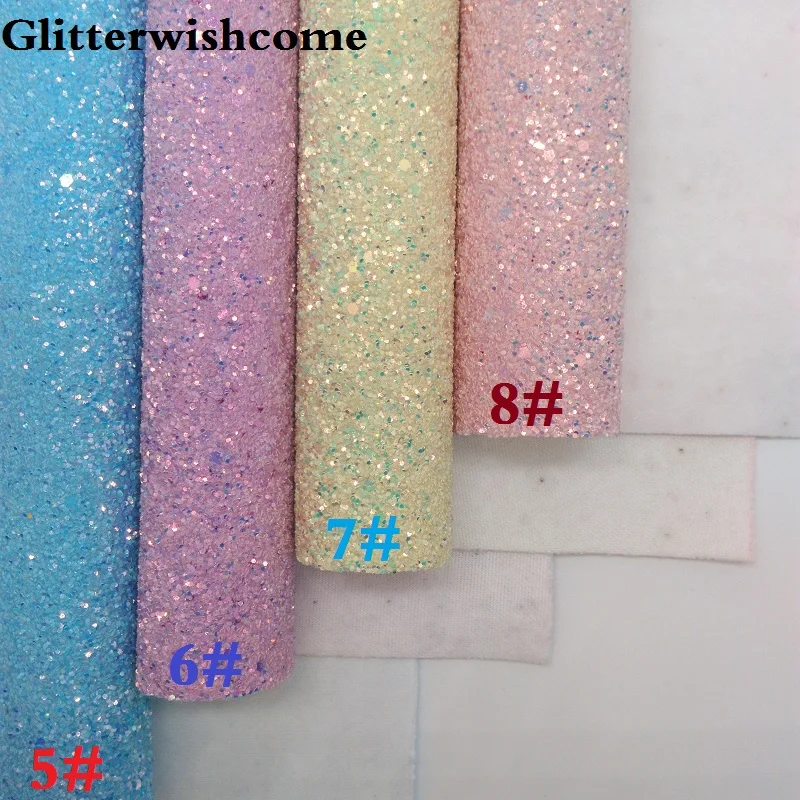 Glitterwishcome 21X29 см A4 Размеры виниловые обои для банты с эффектом блестящей кожи тканевый Виниловый фон для банты, GM262A