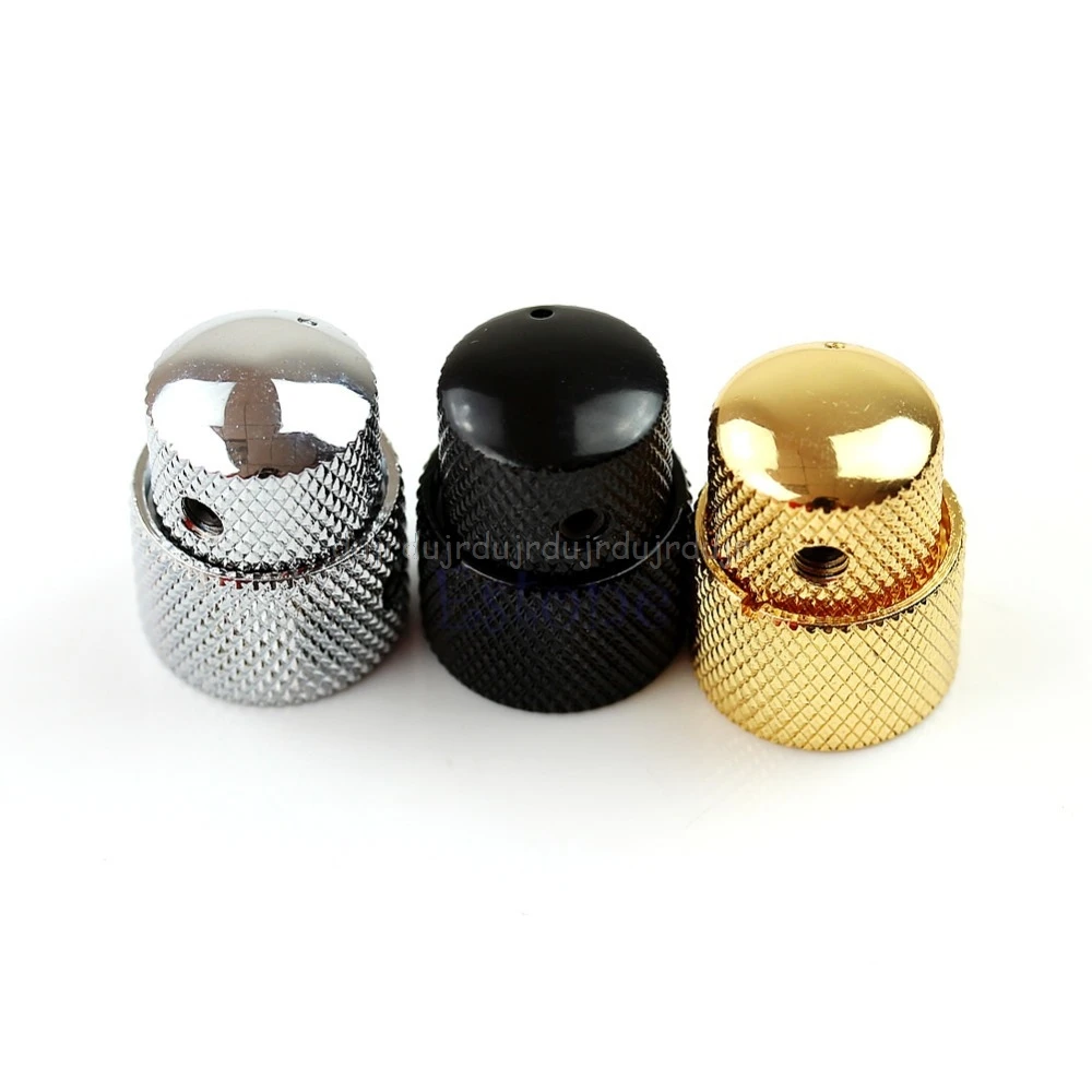 

Guitar 2 IN 1 Parts Dual Concentric Dome Knob Volume Tone Blend Control Bass N11 dropship