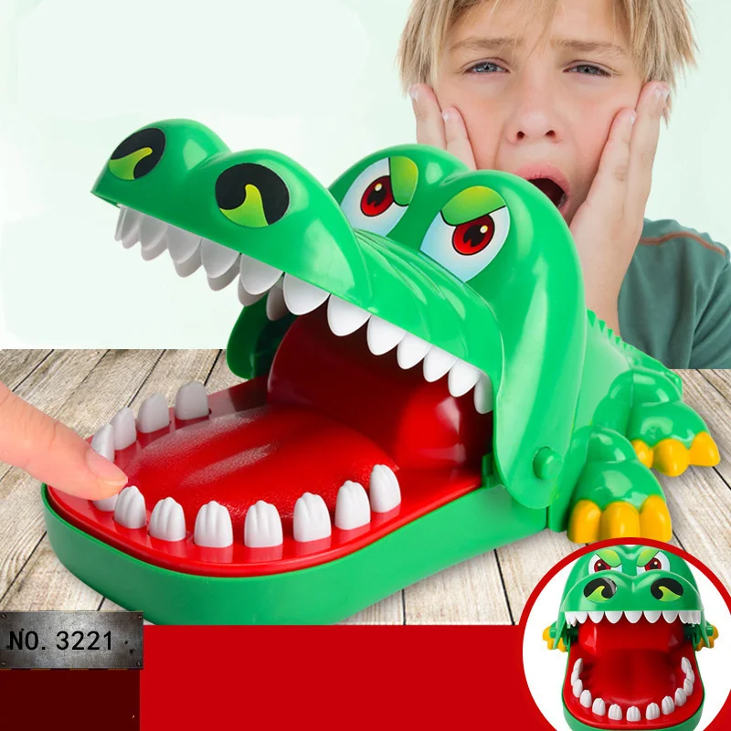 Crocodile Tooth Dentist Game Big Mouth Bite Finger Toy Prank Kids Funny Gift