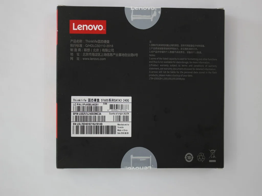  Original Lenovo thinklife SSD 480GB 256GB 1TB 512GB ST800 disco duro interno de estado sólido Disco